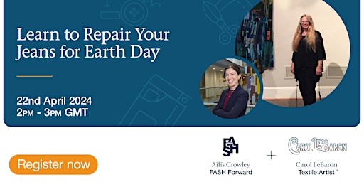 Imagen principal de Learn to Repair your Jeans for Earth Day