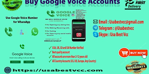 Primaire afbeelding van Buy Google Voice Accounts - Instant Delivery & Low