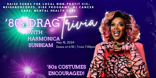 Imagem principal do evento '80s Drag Trivia