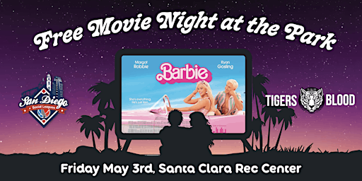 Image principale de FREE Outdoor Movie Night at Santa Clara Rec!