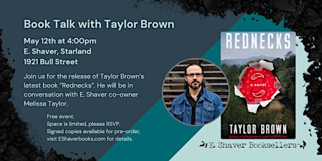 Book Talk with Taylor Brown