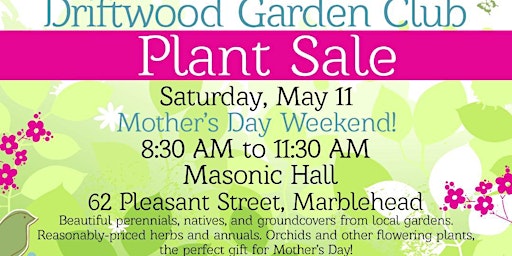 Imagem principal do evento Driftwood Garden Club Plant Sale