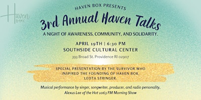 Primaire afbeelding van 3rd Annual Haven Talks Community Event