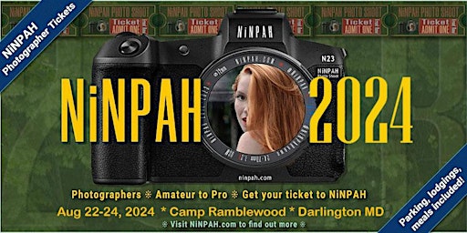 Hauptbild für NiNPAH 2024 Photographer Tickets !