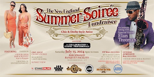 Immagine principale di New England Summer Soiree  Chic & Derby Style Fundraiser 