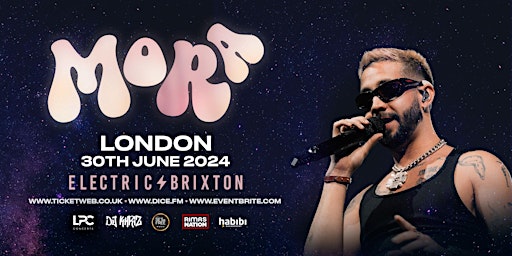 Imagem principal do evento MORA LIVE IN LONDON - 30TH JUNE 2024