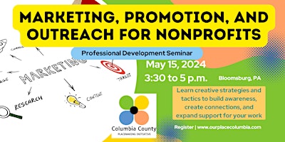 Marketing, Promotion, and Outreach for Nonprofits primary image