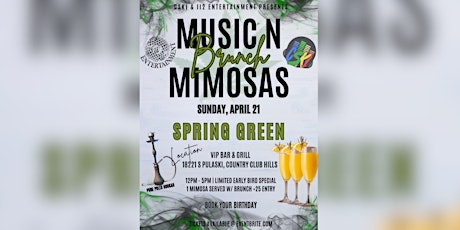 Music N' Mimosas Brunch Spring Green Edition