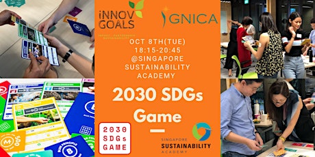 Cancelled: 2030 Sustainable Development Goals Game - Singapore primary image