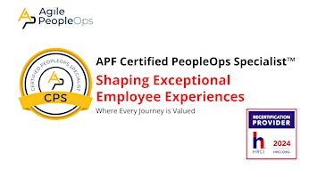 APF Certified PeopleOps Specialist™ (APF CPS™) | Jun  20-21, 2024 primary image