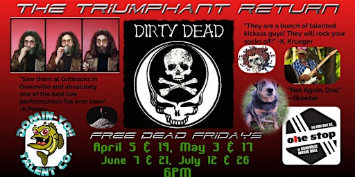 Imagem principal do evento Free Dead Friday w/ Dirty Dead