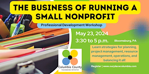 The Business of Running a Small Nonprofit primary image