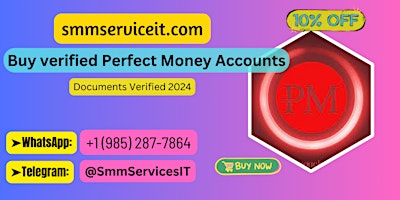 Imagen principal de Buy Verified Perfect Money Account In 2024