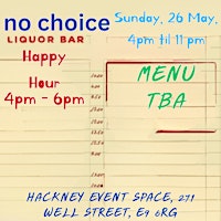 Imagem principal do evento No Choice Bar