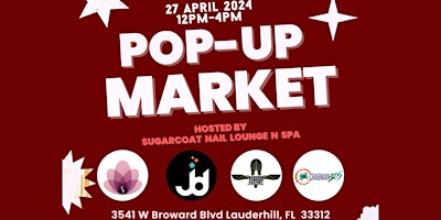 Imagem principal do evento Sugarcoat's Ft. Lauderdale  Pop-Up Market