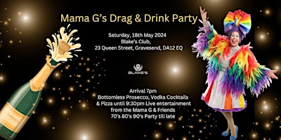 Imagem principal do evento Mama G's Drag & Drink Party