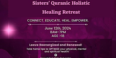 Sisters’ Quranic Holistic Healing Retreat primary image