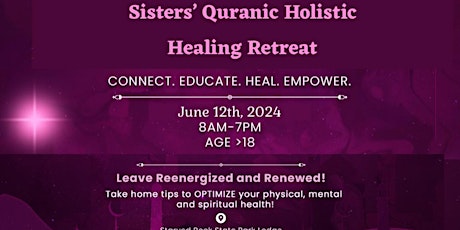 Sisters’ Quranic Holistic Healing Retreat primary image