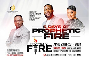 Imagem principal do evento 5 Days of Prophetic Fire