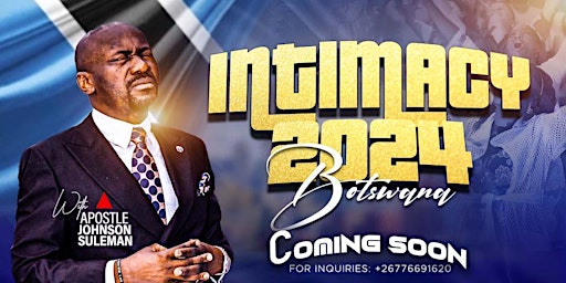 Intimacy 2024 With Apostle Professor Johnson Suleman primary image