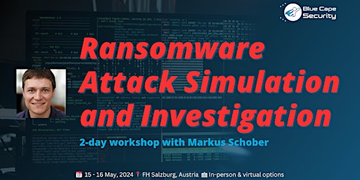 Imagem principal do evento Ransomware Attack Simulation and Investigation Workshop (in-person)