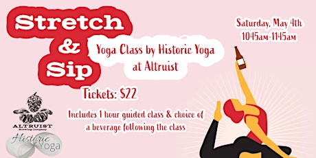Sip & Stretch - Taproom Yoga at Altruist!