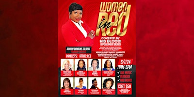 Image principale de "Women In Red" ~Covered by his blood Empowerment BRUNCH!!!
