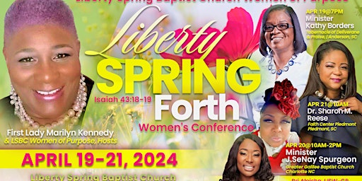 Primaire afbeelding van Liberty Spring Women's Conference