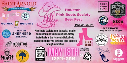Hauptbild für First Annual Houston Pink Boots Society Beer Fest