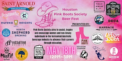 Imagem principal do evento First Annual Houston Pink Boots Society Beer Fest