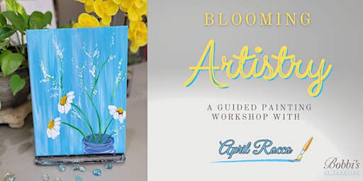 Blooming Artistry: A Guided Painting Workshop with April Rocco  primärbild