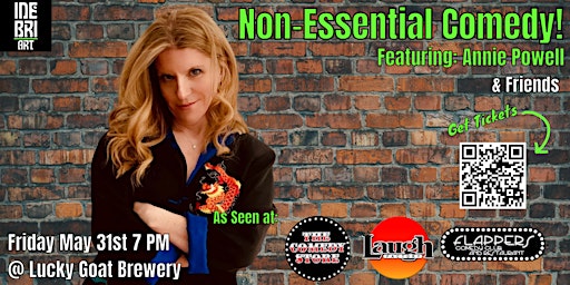 Imagem principal do evento Non-Essential Comedy @ Lucky Goat Brewing