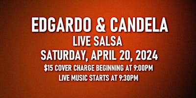 Salsa Night with Live Band: Edgardo & Candela primary image