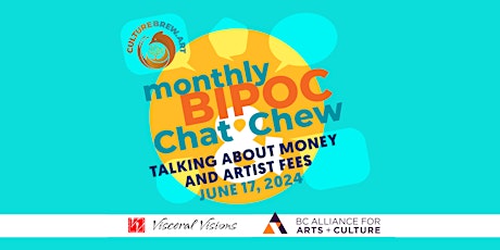 CBA's Monthly BIPOC Chat & Chew: TALKING ABOUT MONEY AND ARTIST FEES