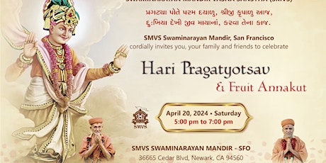 Hari Pragatya/Hari Navmi/Hari Jayanti celebration & Fruit Annakut