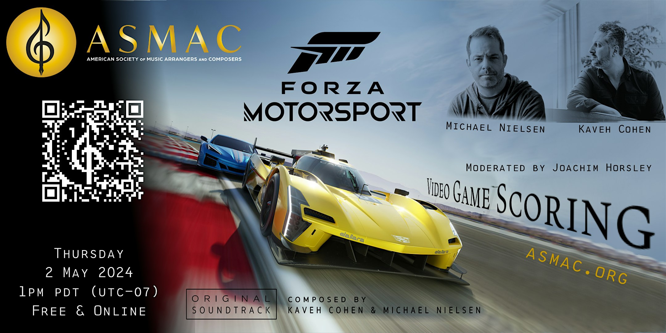 ASMAC Video Game Scoring—Forza Motorsport w/Kaveh Cohen & Michael Nielsen