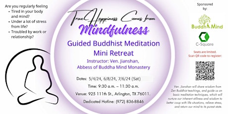 Free Guided Buddhist Meditation Mini Retreat