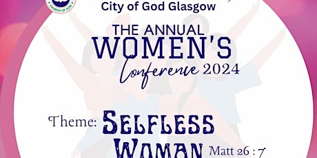 RCCG City of God Glasgow, Women’s Conference.