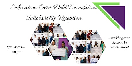 Education Over Debt Foundation Scholarship Reception