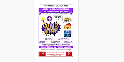 1st Maghaberry Scouts Group Quiz Night primary image