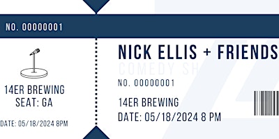 Hauptbild für Nick Ellis + Friends Comedy Show in RiNo