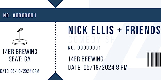 Nick Ellis + Friends Comedy Show in RiNo primary image