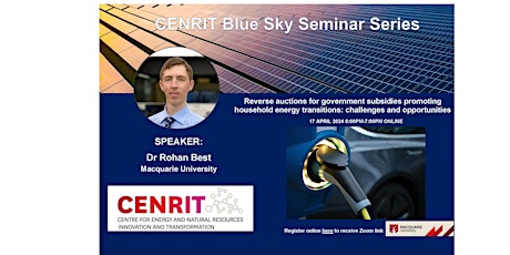 CENRIT Blue Sky Seminar Series