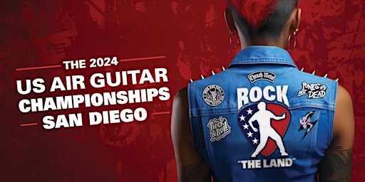 Imagem principal do evento 2024 US Air Guitar Regional Championships - San Diego, CA