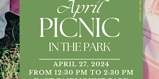 Imagem principal do evento April Picnic in the Park