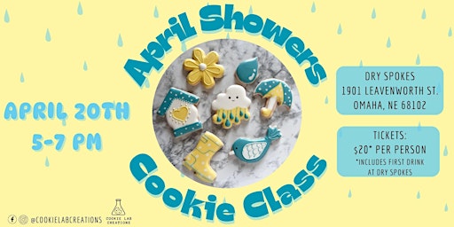 Primaire afbeelding van April Showers Cookie Decorating Class