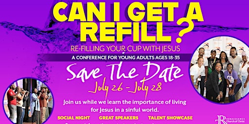 "Can I Get a Refill?" Young Adult Conference (18-35)