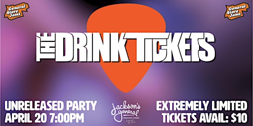 THE DRINK TICKETS UNRELEASED LISTENING PARTY primary image