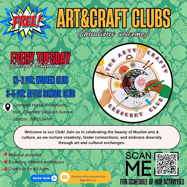 After school kids art and craft club