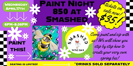 Primaire afbeelding van Paint Night 850 at Smashed